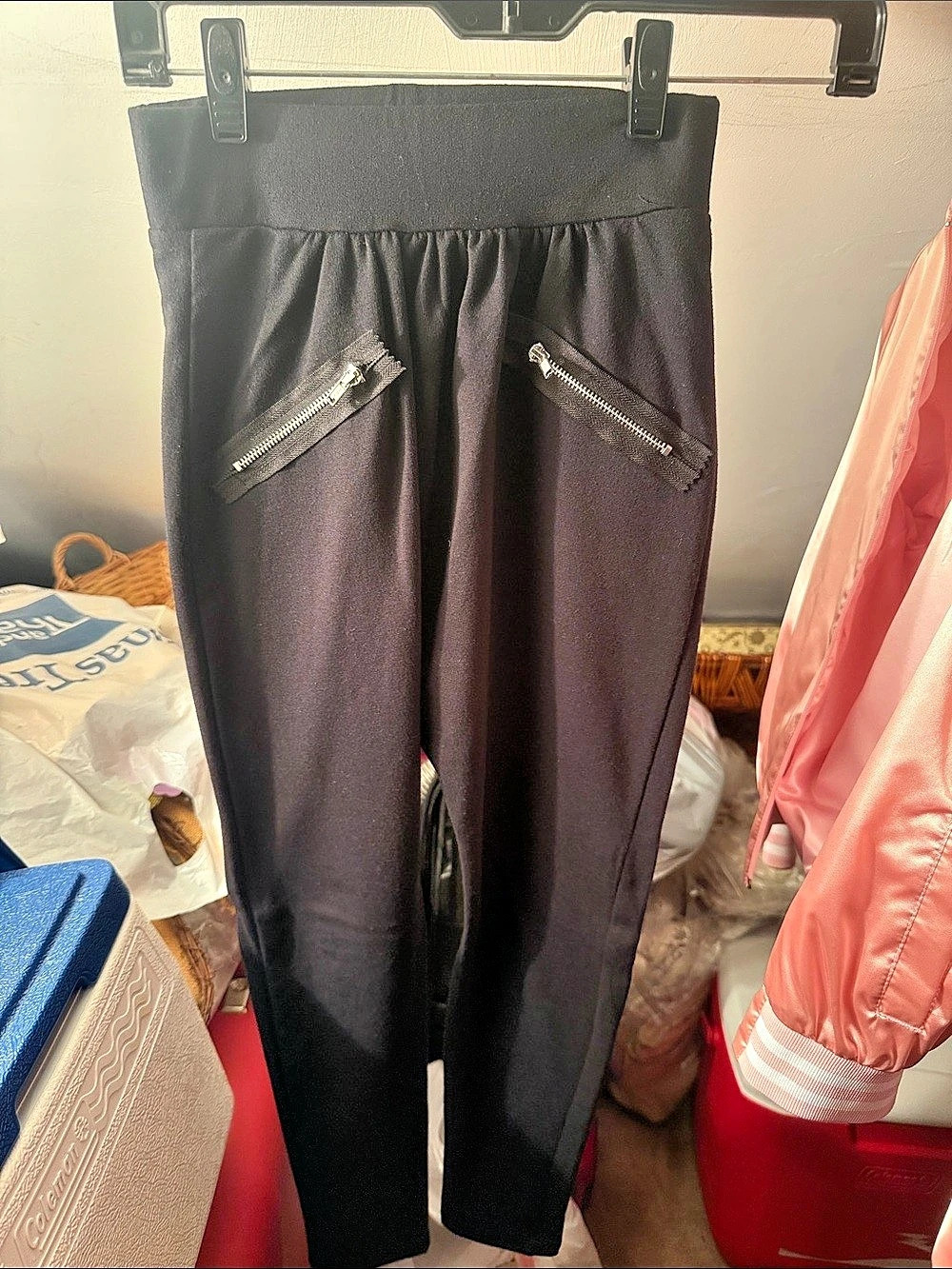 Balera Black Dance Leggings Size IC Like New